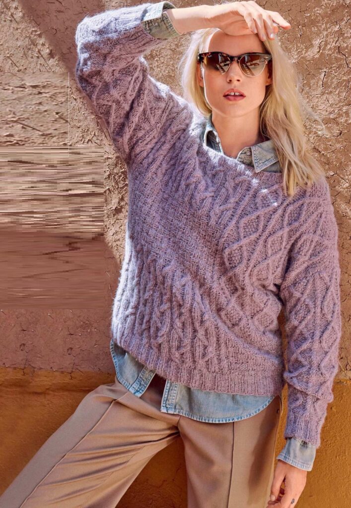 вязаный пуловер