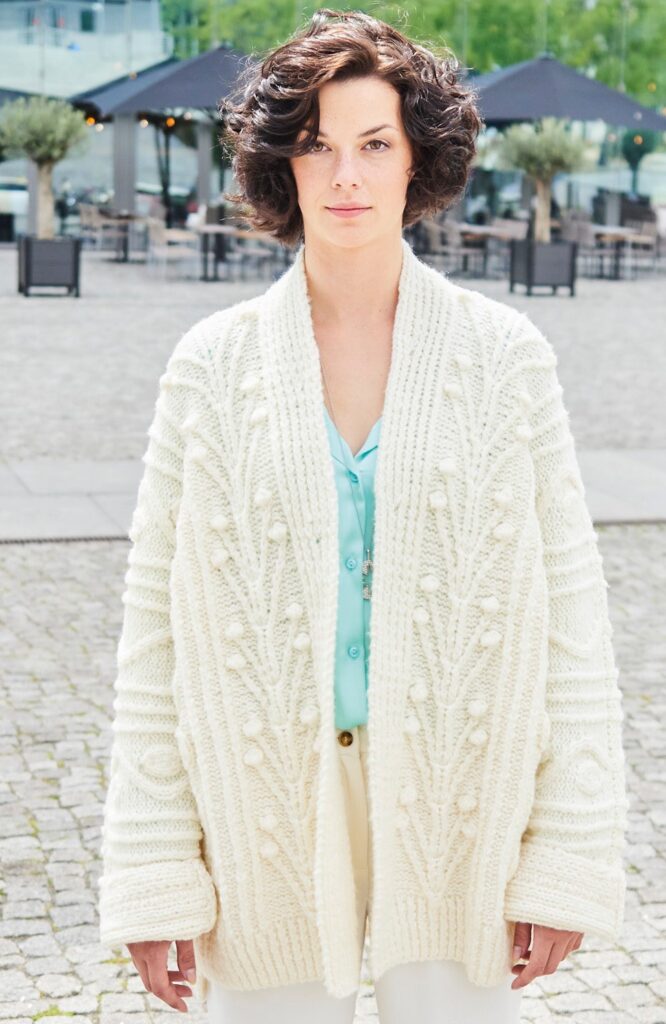 вязаный кардиган