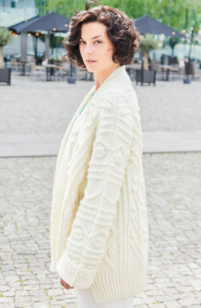 вязаный кардиган