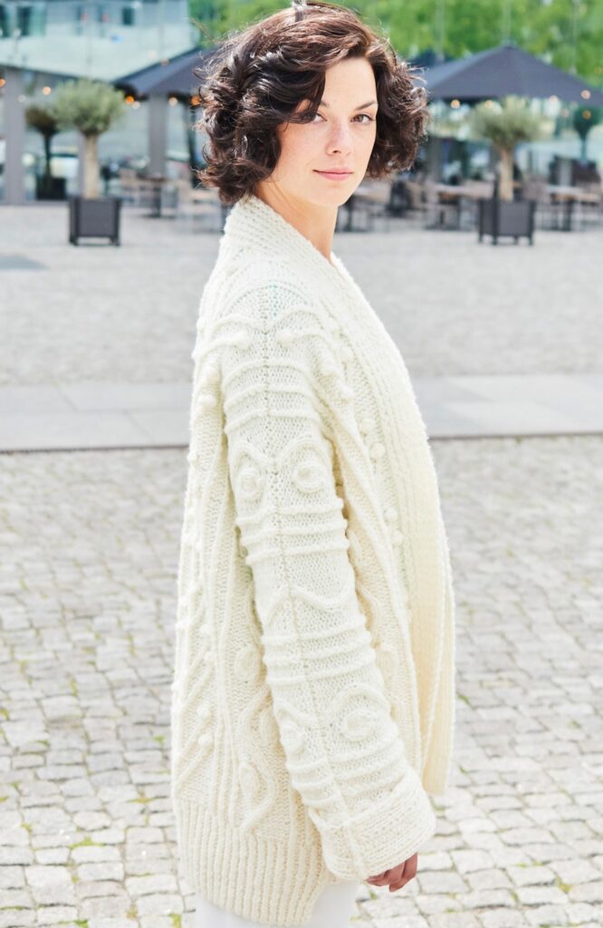 вязаный кардиган