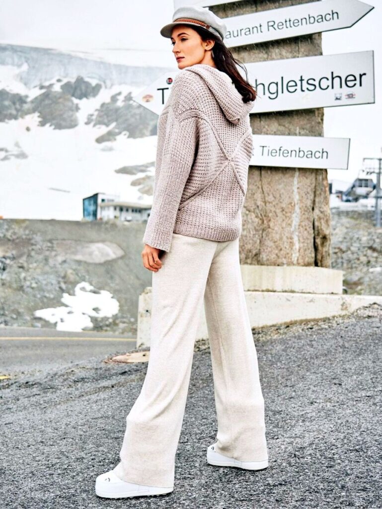 вязаный пуловер