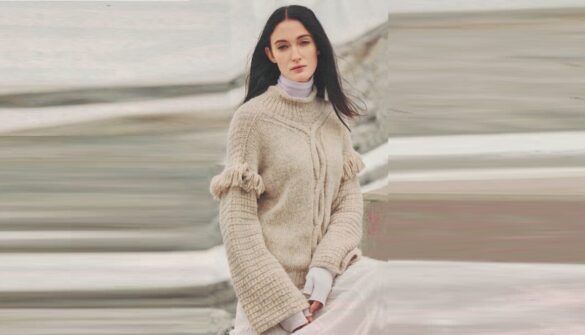 вязаный пуловер