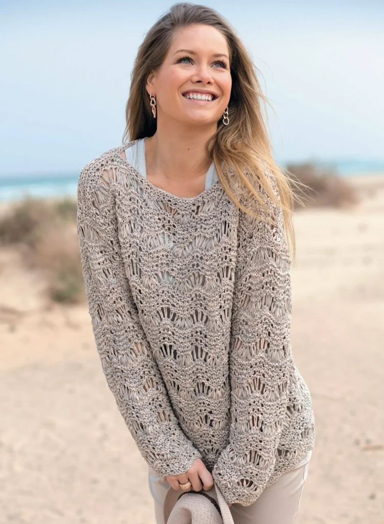 вязаный пуловер