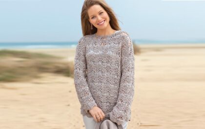 вязаный пуловер