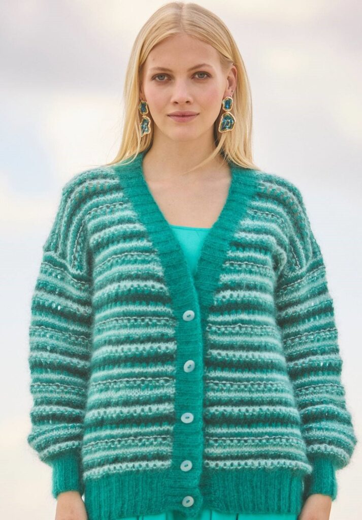 вязаный жакет