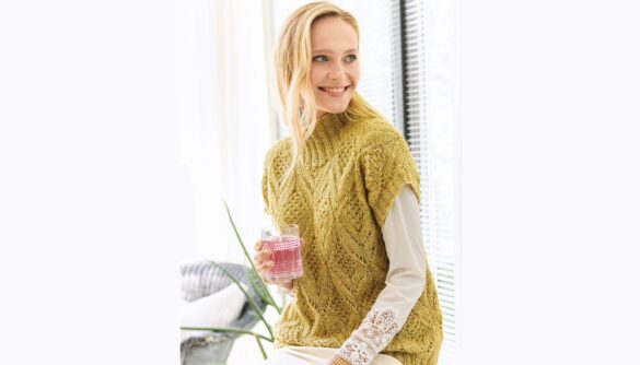 вязаный жилет