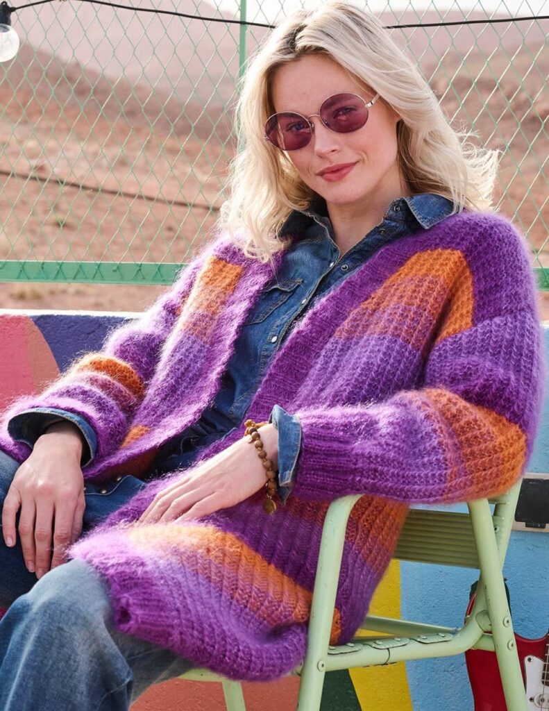 вязаный кардиган