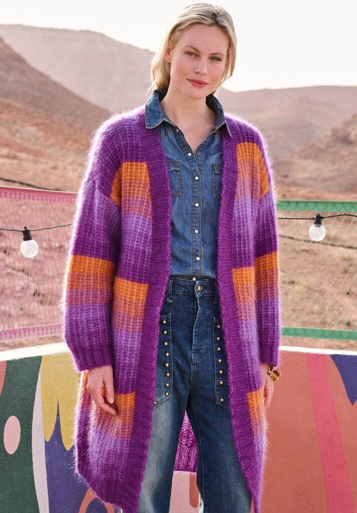 вязаный кардиган