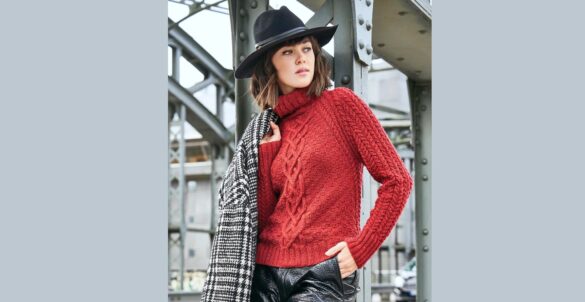 вязаный пуловер