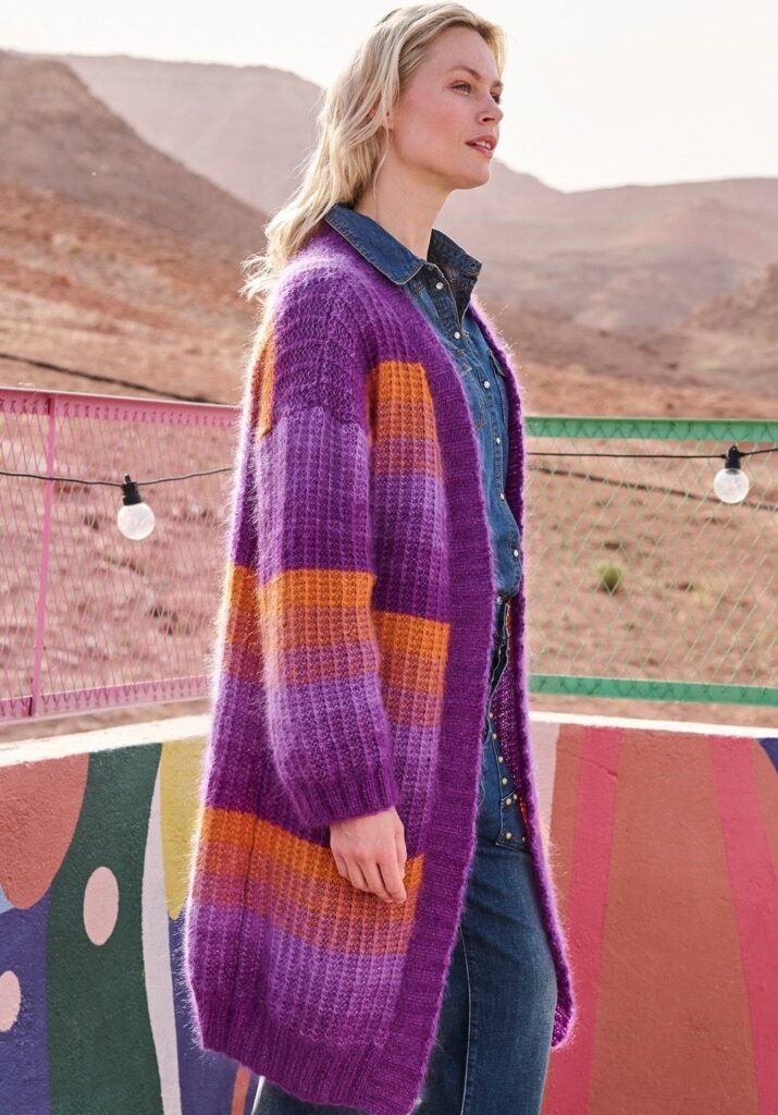 вязаный кардиган