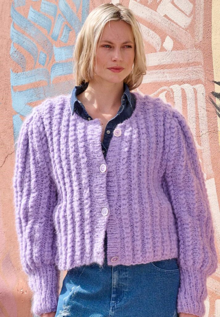 вязаный жакет