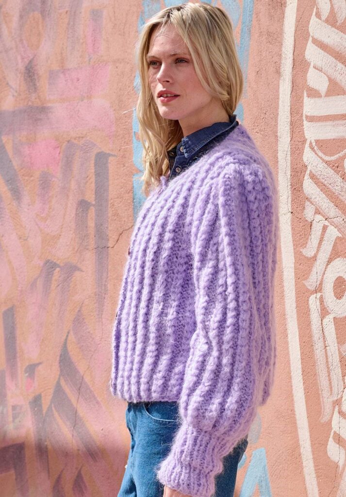 вязаный жакет