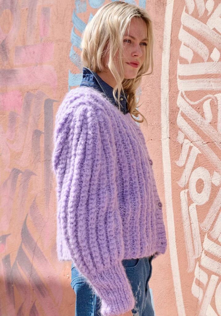 вязаный жакет