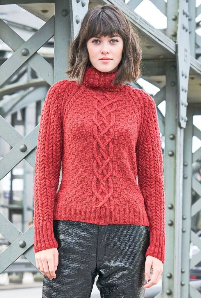 вязаный пуловер