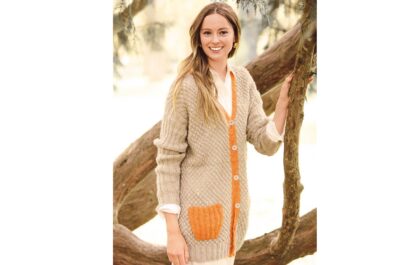 вязаный кардиган