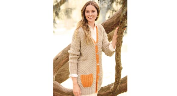 вязаный кардиган