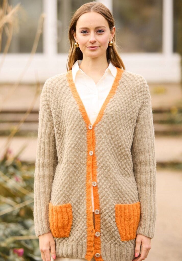 вязаный кардиган