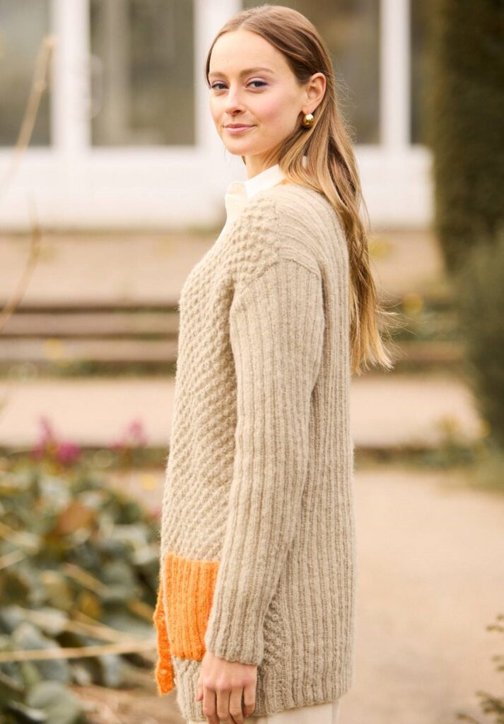 вязаный кардиган