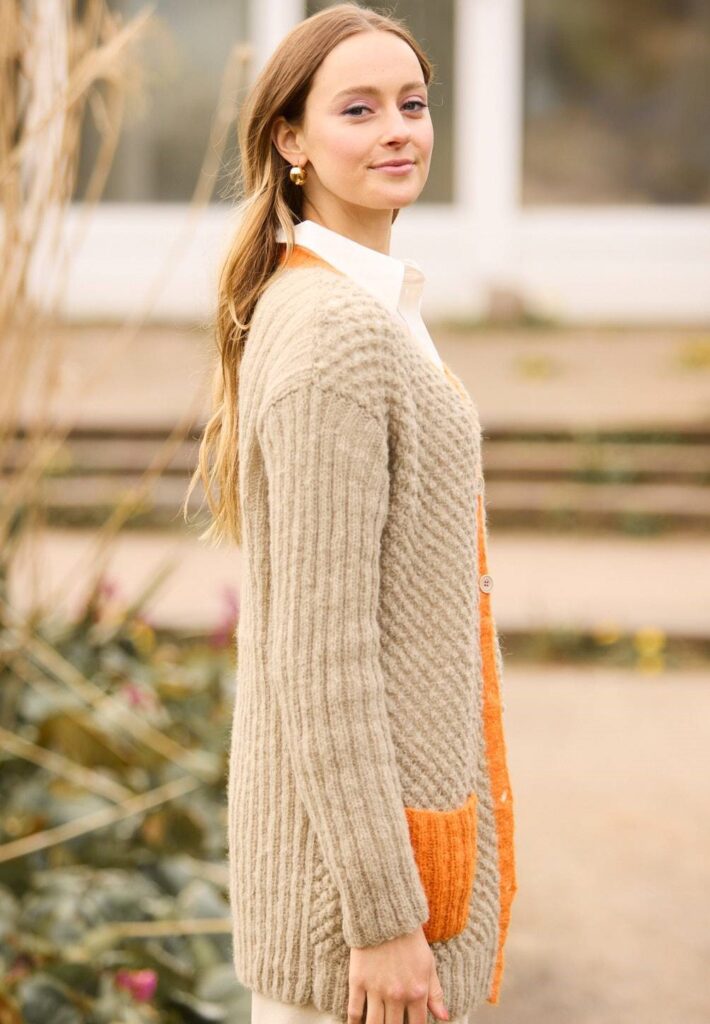 вязаный кардиган