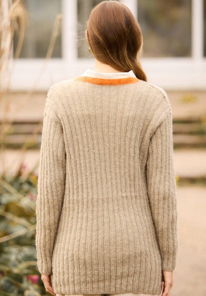 вязаный кардиган