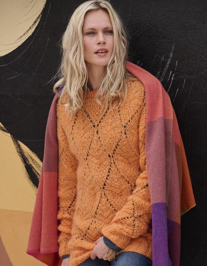 вязаный пуловер