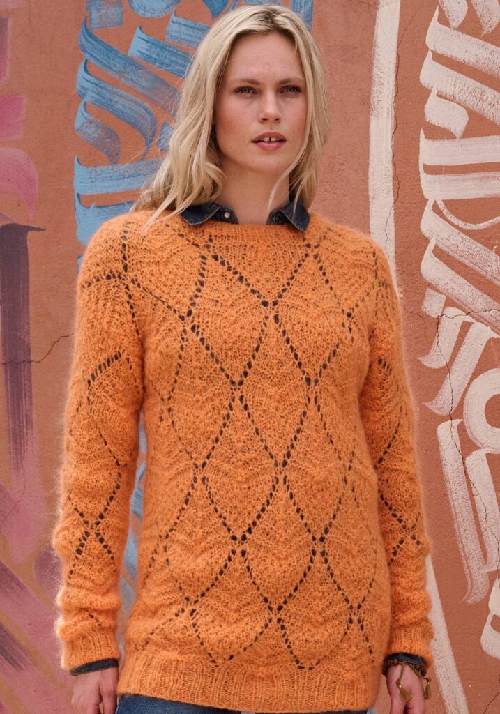 вязаный пуловер