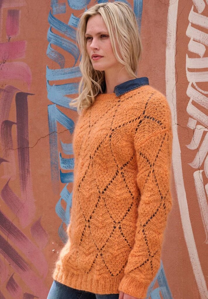 вязаный пуловер