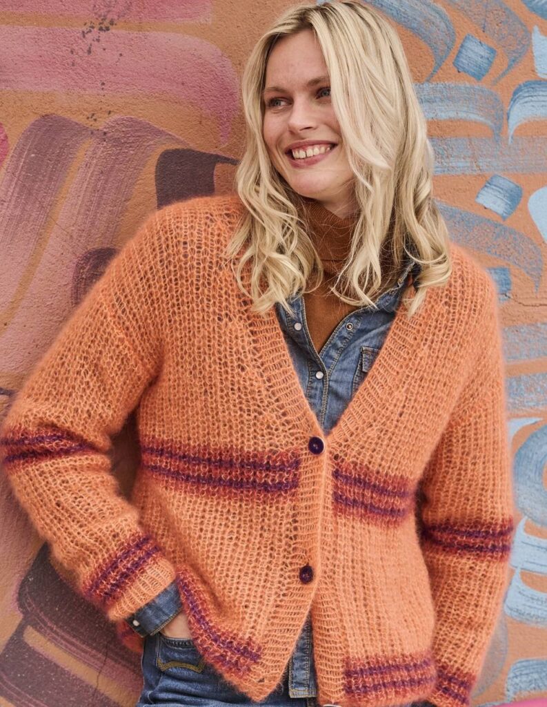 вязаный кардиган