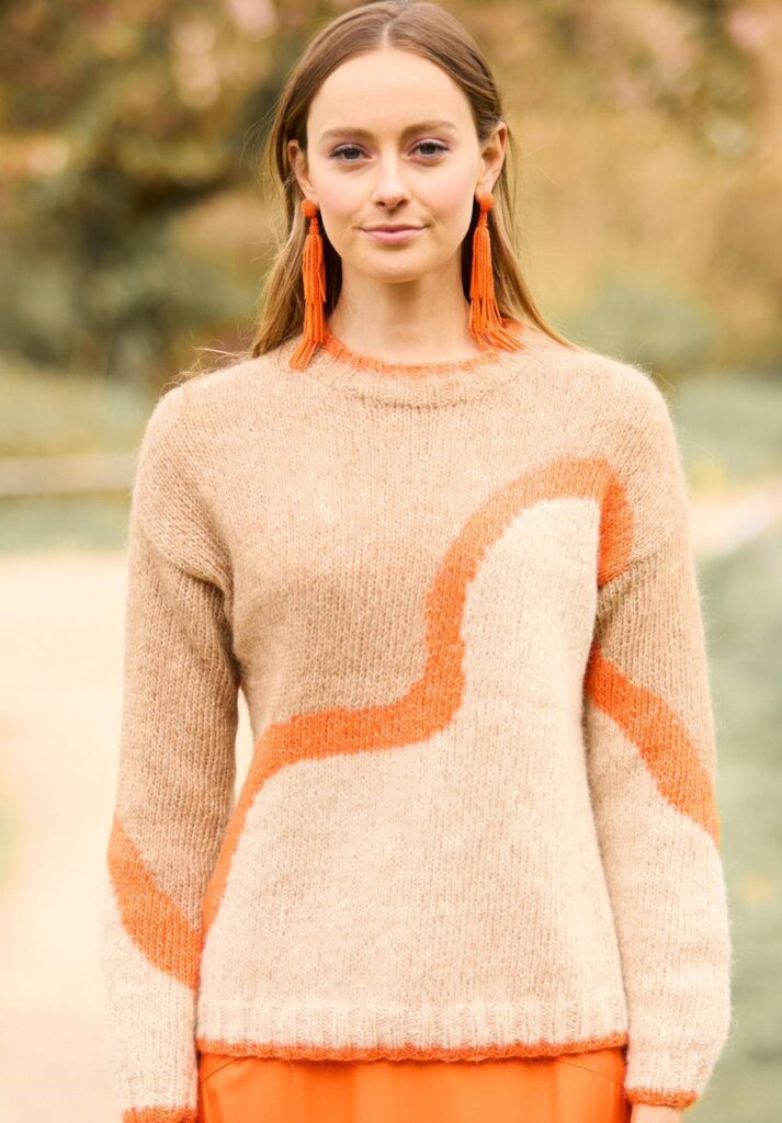 вязаный пуловер