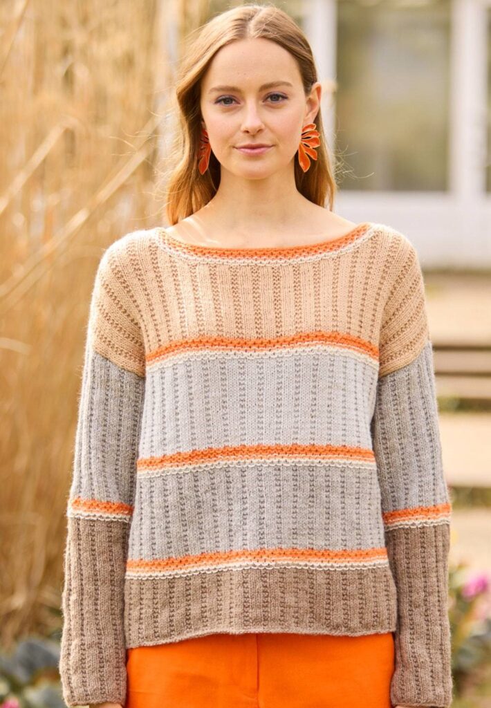 вязаный пуловер