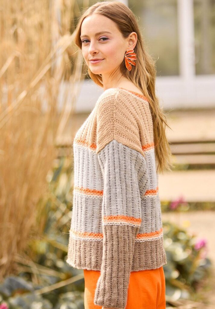 вязаный пуловер