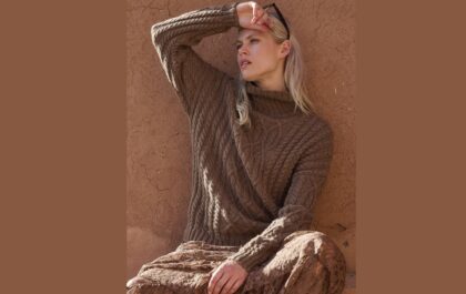 вязаный пуловер