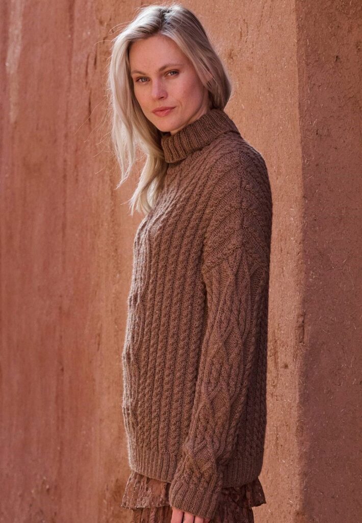 вязаный пуловер