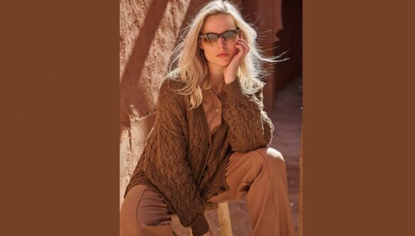 вязаный кардиган