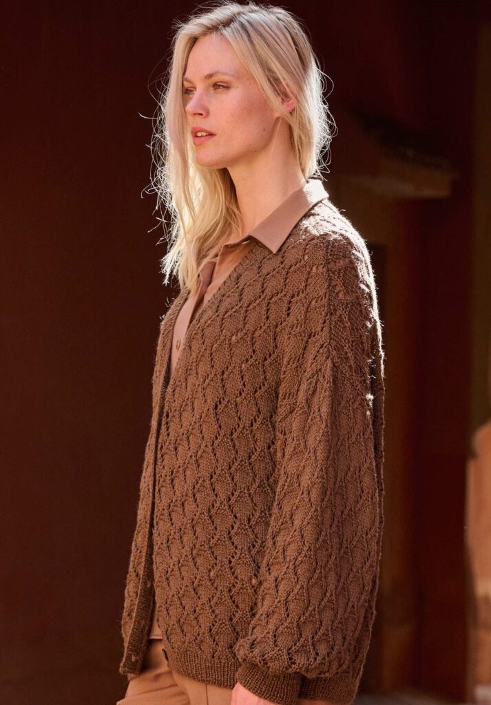 вязаный кардиган