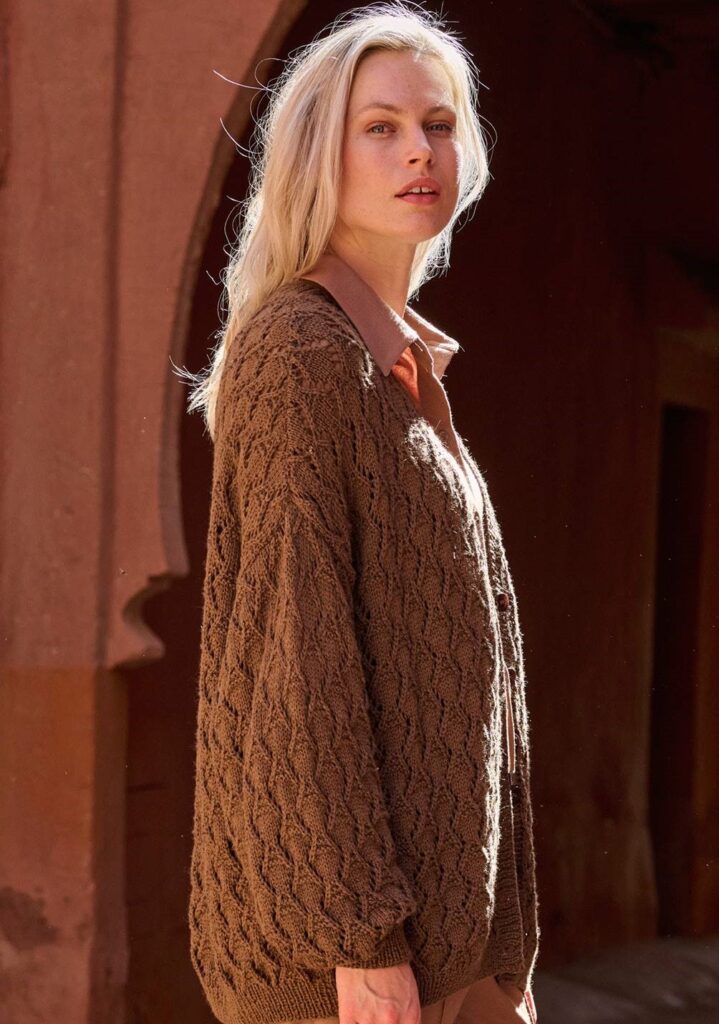 вязаный кардиган