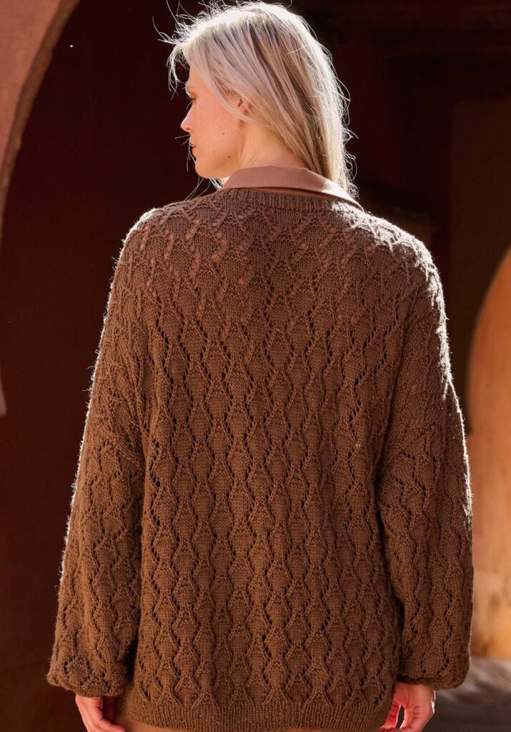 вязаный кардиган