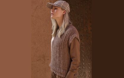 вязаный жилет