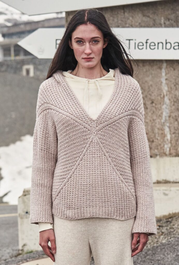 вязаный пуловер