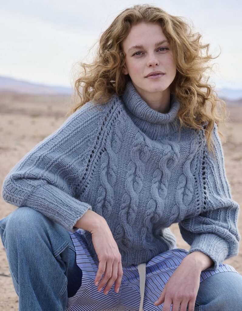 вязаный пуловер