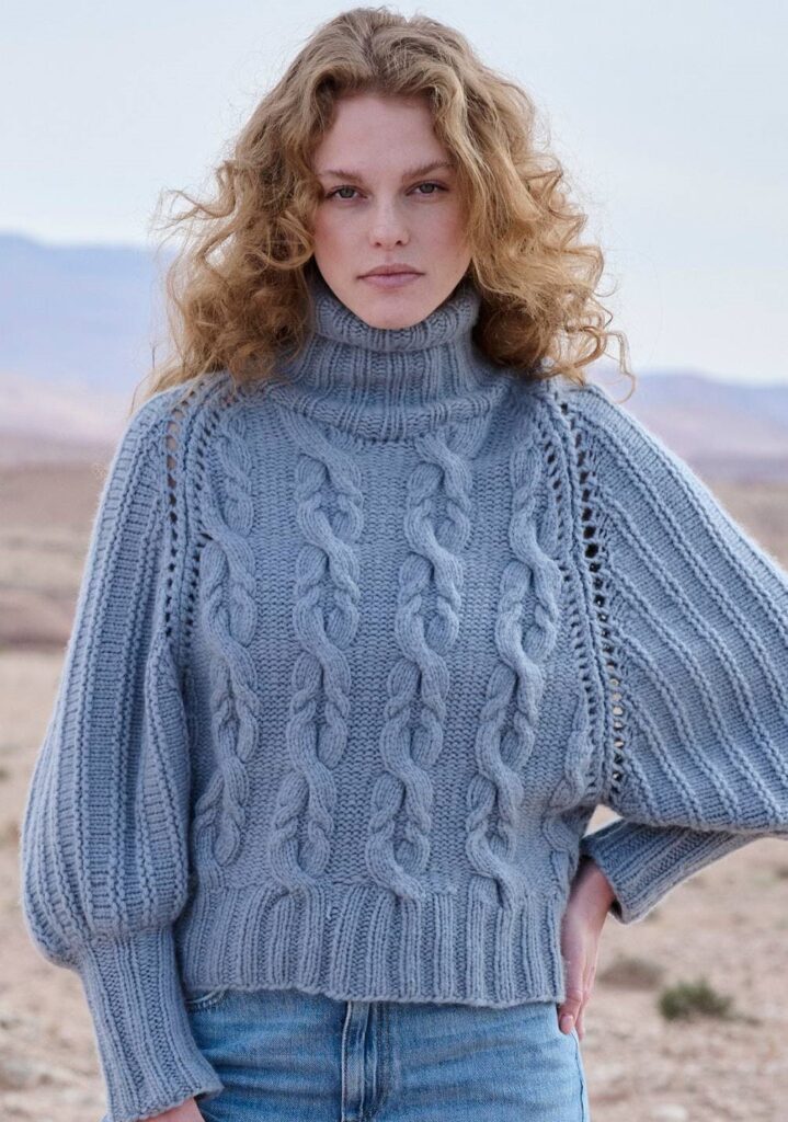 вязаный пуловер