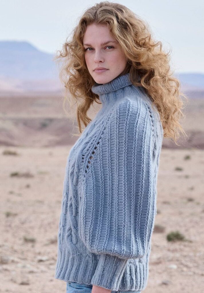 вязаный пуловер