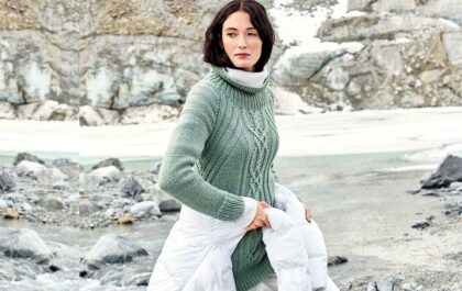 вязаный пуловер