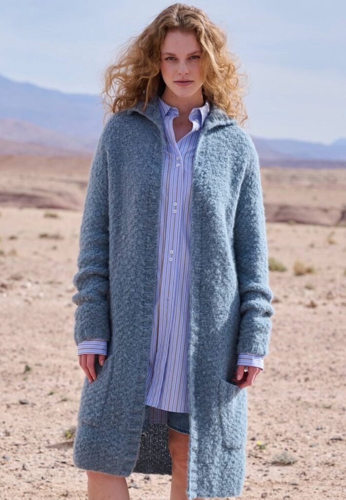 вязаный кардиган