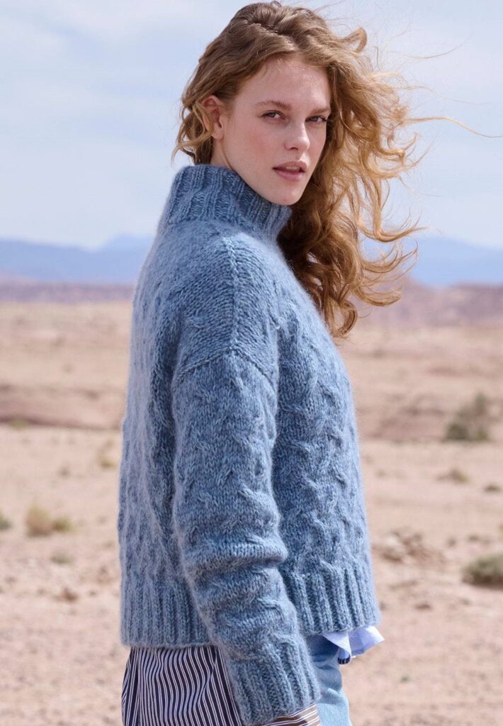 вязаный пуловер