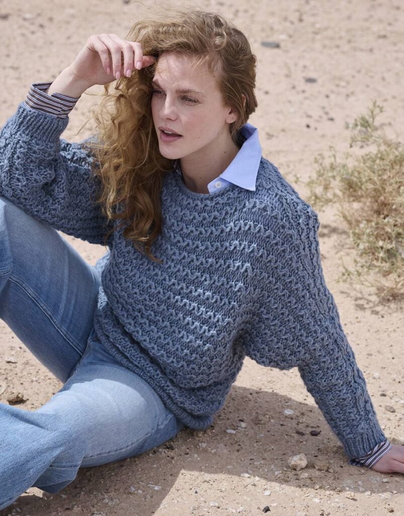 вязаный пуловер