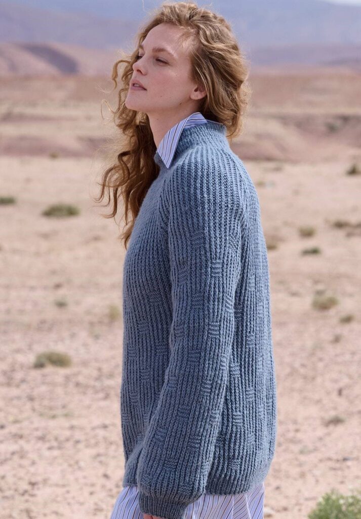 вязаный пуловер