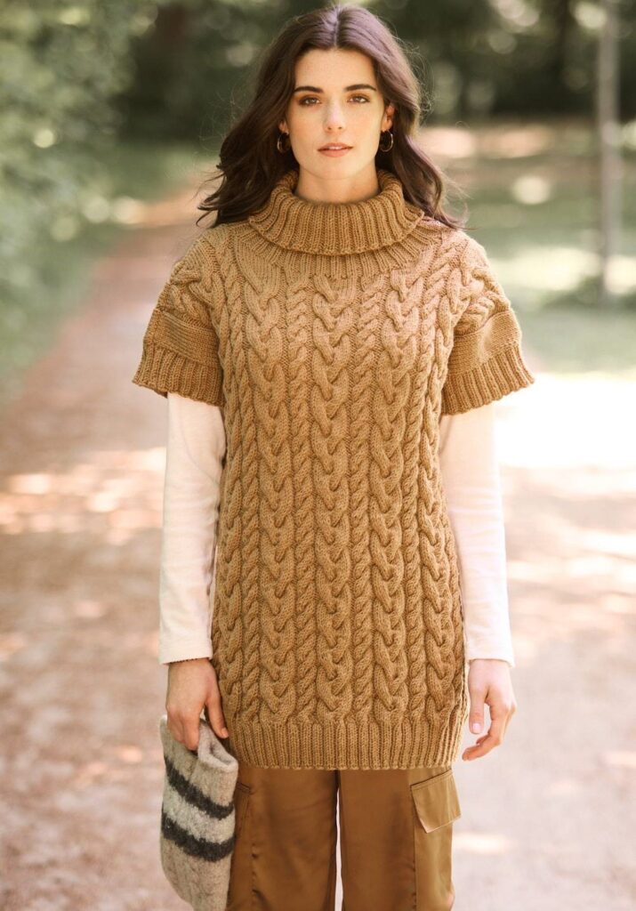 вязаный пуловер