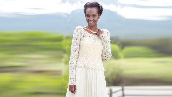 вязаный пуловер