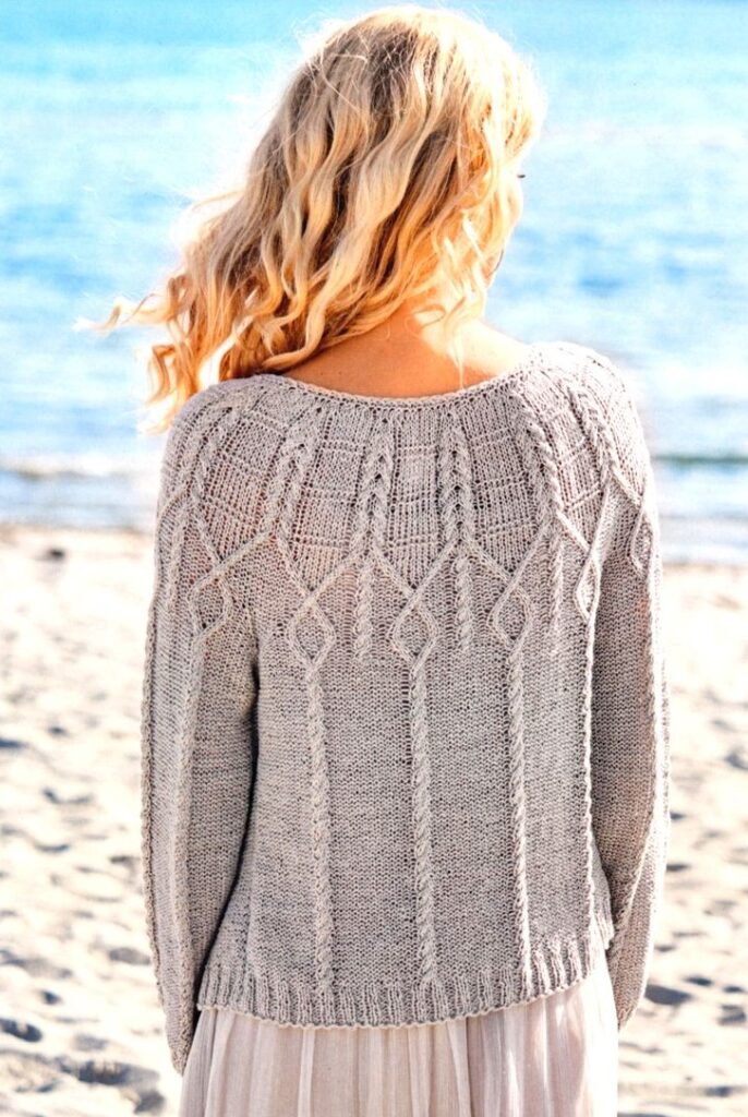 вязаный кардиган